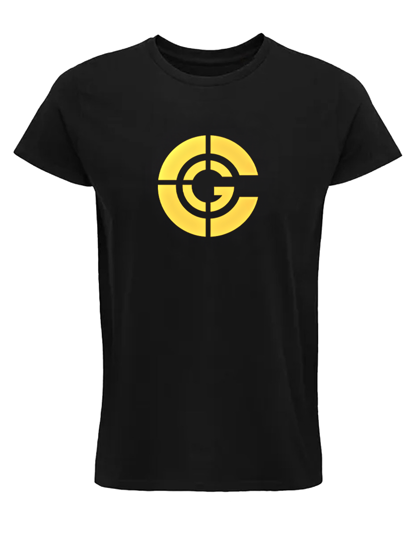 T-shirt Zwart Gold