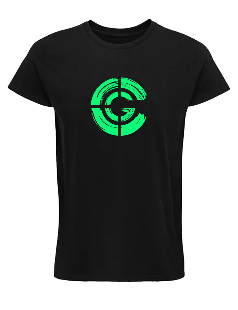 T-shirt Zwart Neon