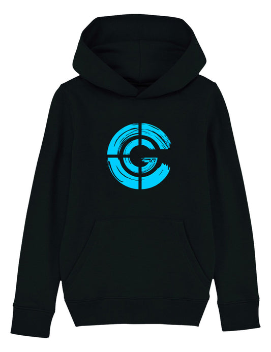 Hoodie Neon Blauw