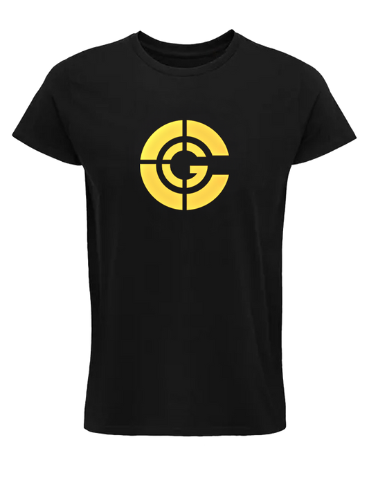 T-shirt Zwart Gold